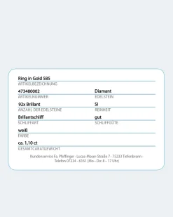 Hot Brillant-Flexring ca. 1,00 ct Ringe