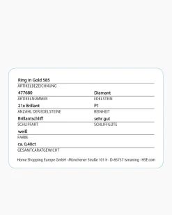 Outlet Brillantring 0,40 ct Ringe