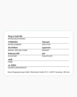 Clearance Brillantring 0,80 ct Ringe