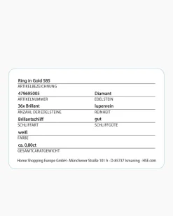 Clearance Brillantring 0,80 ct Ringe