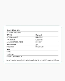 New Brillantring 0,25 ct Ringe