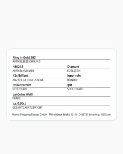Clearance Brillantring 0,50 ct Ringe