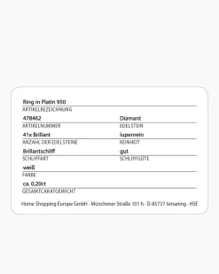 Clearance Brillantring 0,20 ct Ringe