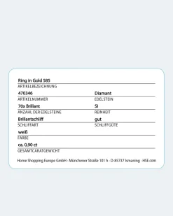 Online Brillantring 0,90 ct Ringe