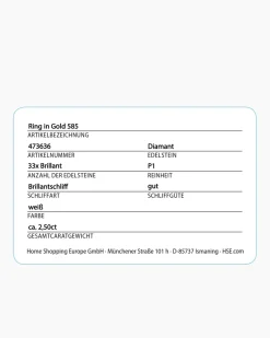 Discount Brillantring 2,50 ct Ringe