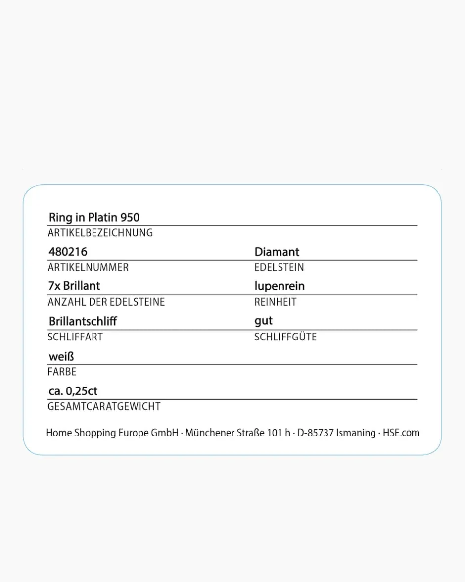 Online Brillantring ca. 0,25 ct Ringe