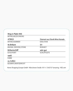 Hot Brillantring ca. 0,40 ct Ringe