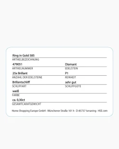 Outlet Brillantring ca. 0,30 ct Ringe