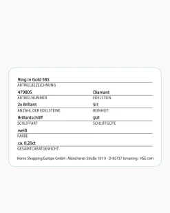 Discount Brillantring im Flex-Design ca. 0,20 ct Ringe