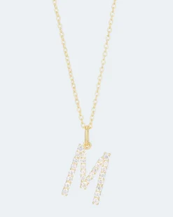 Clearance Buchstaben-Anhänger & Kette Halsketten & Colliers