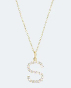 Clearance Buchstaben-Anhänger & Kette Halsketten & Colliers