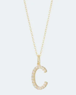 Clearance Buchstaben-Anhänger & Kette Halsketten & Colliers