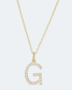 Clearance Buchstaben-Anhänger & Kette Halsketten & Colliers