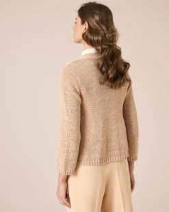 Discount Cardigan aus Bändchengarn Strickware