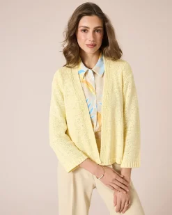 Discount Cardigan aus Bändchengarn Strickware