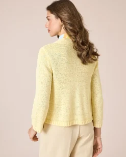 Discount Cardigan aus Bändchengarn Strickware