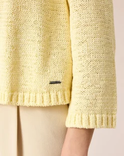 Discount Cardigan aus Bändchengarn Strickware