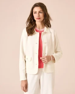 Clearance Cardigan aus Ottoman Jersey Jacken & Mäntel