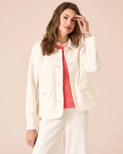 Clearance Cardigan aus Ottoman Jersey Jacken & Mäntel