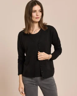 Sale Cardigan Cashmere Feeling langarm Strickware