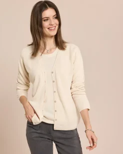 Sale Cardigan Cashmere Feeling langarm Strickware