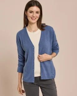 Sale Cardigan Cashmere Feeling langarm Strickware