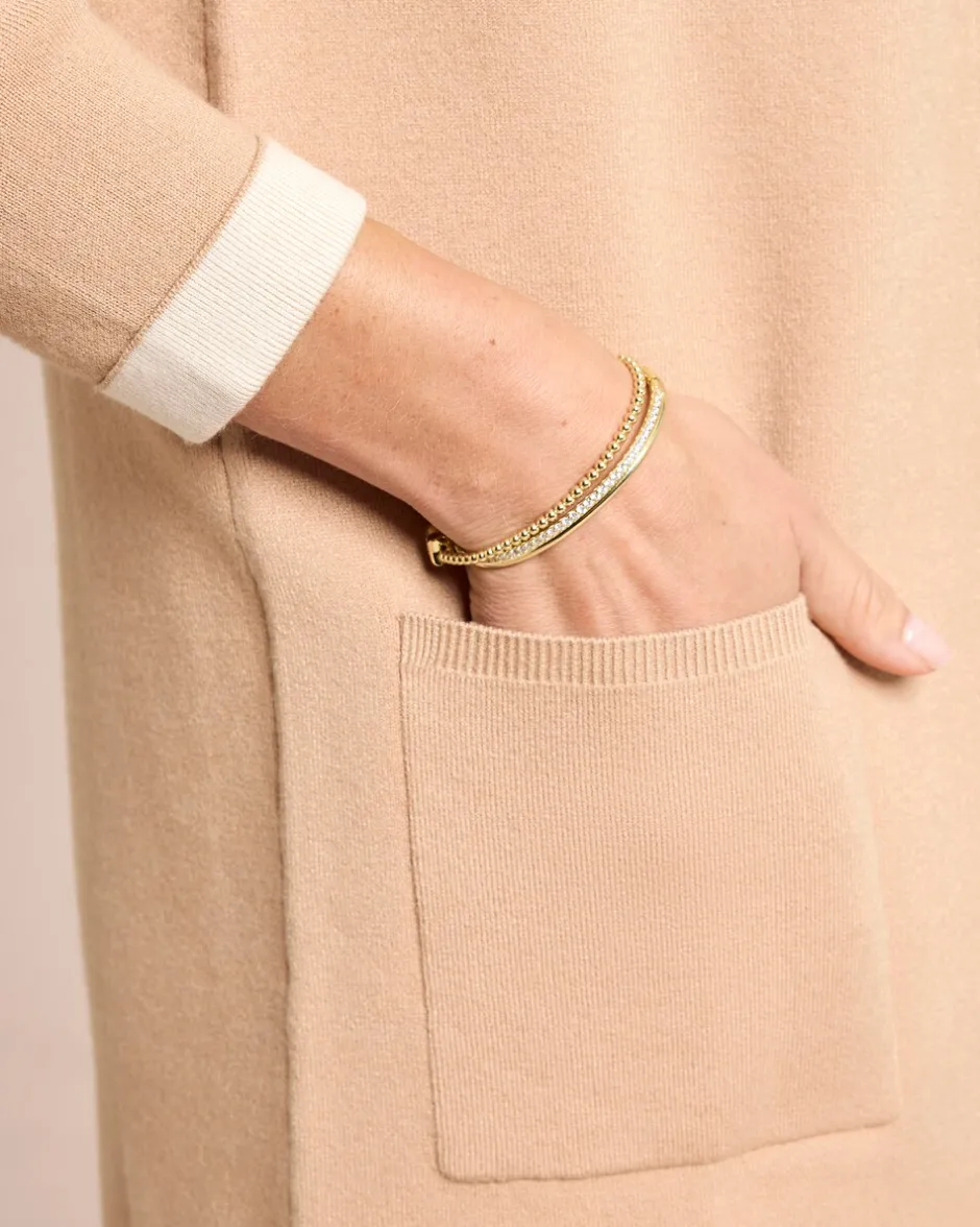 New Cardigan Color Block Strickware