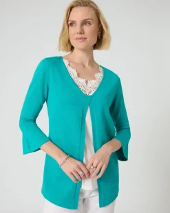 Discount Cardigan im 2-in-1-Design Strickware