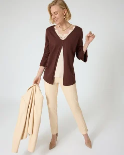 Discount Cardigan im 2-in-1-Design Strickware