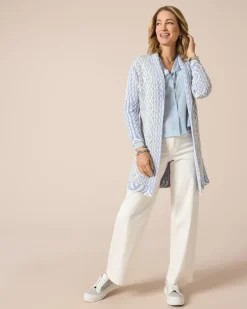 Clearance Cardigan im Ornament-Design Strickware