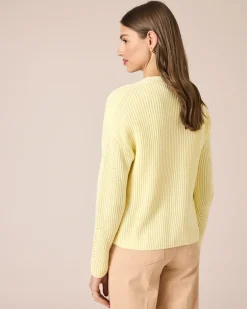 Hot Cardigan mit Ajour-Details Strickware