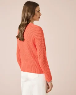 Hot Cardigan mit Ajour-Details Strickware