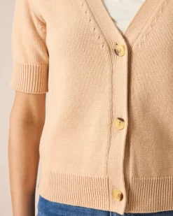 Sale Cardigan mit 1/2-Arm Strickware