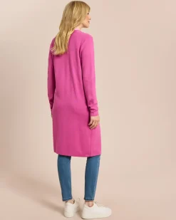 Online Cardigan mit Double-Colour Strickware