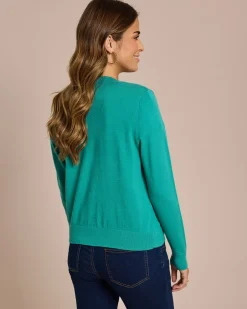 Outlet Cardigan mit Herz-Notiz Strickware