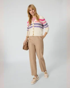 Hot Cardigan mit Streifen Strickware