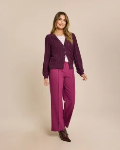 Online Cardigan mit Struktur Strickware