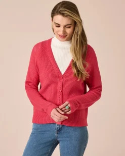 Clearance Cardigan, unifarben Strickware