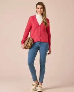 Clearance Cardigan, unifarben Strickware