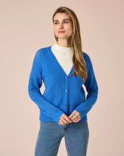 Clearance Cardigan, unifarben Strickware