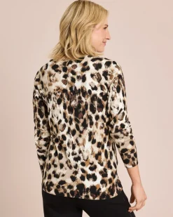 New Classic Pullover Weißer Leo Strickware