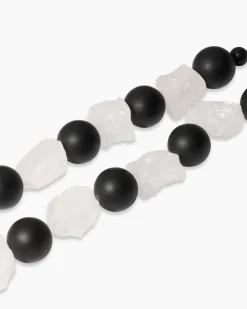 Hot Collier aus Achat & Bergkristall Halsketten & Colliers