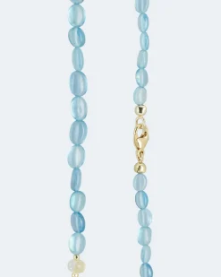 Best Collier aus Aquamarin Halsketten & Colliers