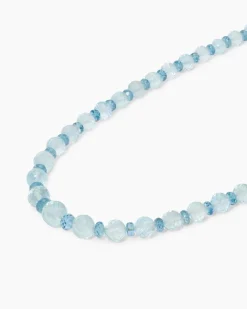 Best Collier mit Aquamarin Halsketten & Colliers