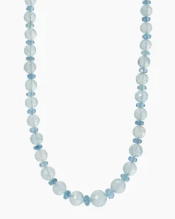 Best Collier mit Aquamarin Halsketten & Colliers