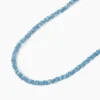 Clearance Collier mit Aquamarin Halsketten & Colliers