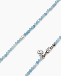 Outlet Collier mit Aquamarin & Hämatit (beh.) Halsketten & Colliers