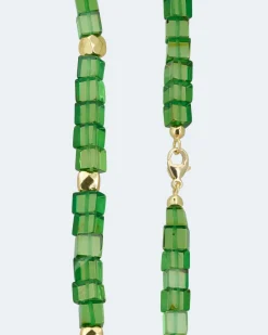 Collier mit Bernstein und Hämatit Halsketten & Colliers