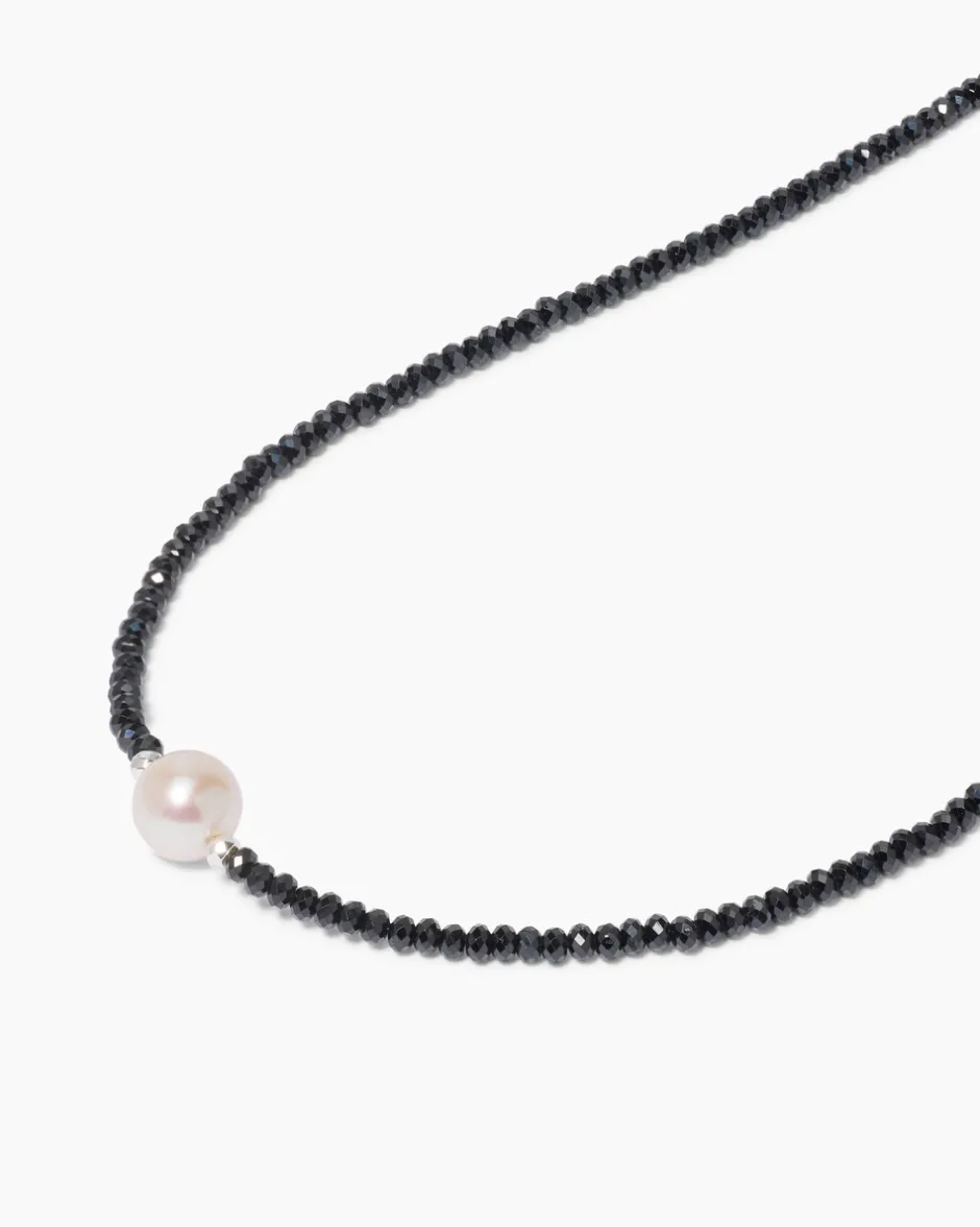 Discount Collier mit Edelsteinen & SWZ-Perle Halsketten & Colliers