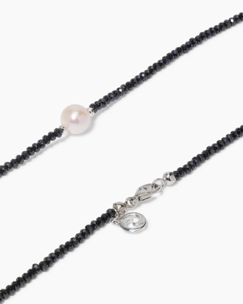 Discount Collier mit Edelsteinen & SWZ-Perle Halsketten & Colliers